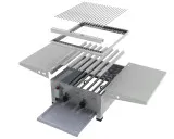 MUE Gas-Kombibräter 2-flammig