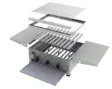 MUE Gas-Kombibräter 3-flammig