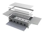 MUE Gas-Kombibräter 5-flammig