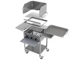 MUE Gas-Kombibräter 3-flammig