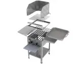 MUE Gas-Kombibräter 2-flammig