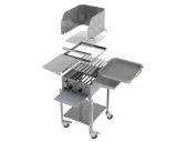 MUE Gas-Kombibräter 2-flammig