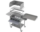 MUE Gas-Kombibräter 4-flammig