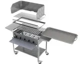 MUE Gas-Kombibräter 5-flammig