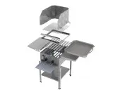 MUE Gas-Kombibräter 2-flammig