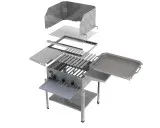 MUE Gas-Kombibräter 3-flammig