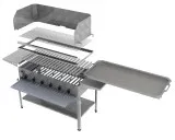 MUE Gas-Kombibräter 6-flammig