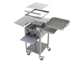 MUE Gas-Kombibräter 2-flammig