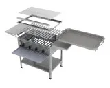 MUE Gas-Kombibräter 4-flammig