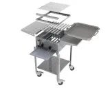 MUE Gas-Kombibräter 2-flammig