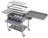 MUE Gas-Kombibräter 4-flammig