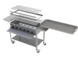 MUE Gas-Kombibräter 6-flammig