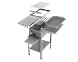 MUE Gas-Kombibräter 1-flammig