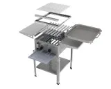 MUE Gas-Kombibräter 2-flammig