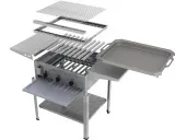 MUE Gas-Kombibräter 3-flammig