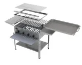 MUE Gas-Kombibräter 4-flammig