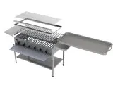 MUE Gas-Kombibräter 6-flammig