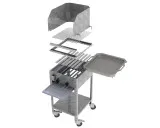 MUE Gas-Kombibräter 2-flammig