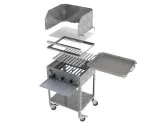 MUE Gas-Kombibräter 3-flammig