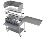 MUE Gas-Kombibräter 5-flammig