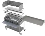 MUE Gas-Kombibräter 6-flammig