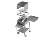 MUE Gas-Kombibräter 2-flammig