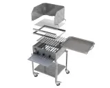 MUE Gas-Kombibräter 3-flammig