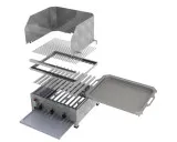 MUE Gas-Kombibräter 3-flammig