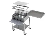 MUE Gas-Kombibräter 3-flammig