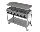 MUE Gas-Kombibräter 6-flammig