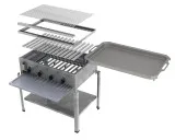 MUE Gas-Kombibräter 4-flammig