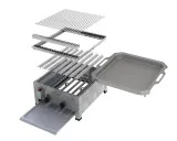 MUE Gas-Kombibräter 2-flammig