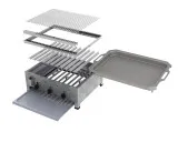 MUE Gas-Kombibräter 3-flammig