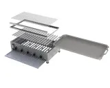 MUE Gas-Kombibräter 5-flammig