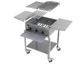 MUE Gas-Kombibräter 3-flammig