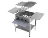 MUE Gas-Kombibräter 3-flammig