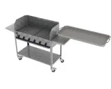 MUE Gas-Kombibräter 6-flammig