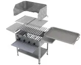 MUE Gas-Kombibräter 4-flammig