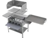 MUE Gas-Kombibräter 4-flammig