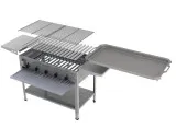 MUE Gas-Kombibräter 5-flammig