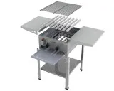 MUE Gas-Kombibräter 2-flammig