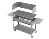 MUE Gas-Kombibräter 6-flammig