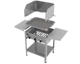 MUE Gas-Kombibräter 3-flammig