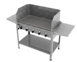 MUE Gas-Kombibräter 5-flammig