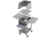 MUE Gas-Kombibräter 2-flammig