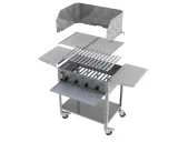 MUE Gas-Kombibräter 4-flammig