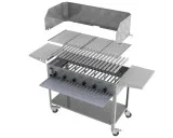 MUE Gas-Kombibräter 6-flammig